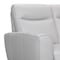 Homeroots 83" Gray Leather Sofa With Brown Legs 546406 - alternate 7
