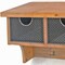 Homeroots Brown Rustic Wooden Wall Shelf With 3 Drawers And Hooks 274502 - alternate 7