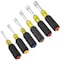 Klein Tools MAG Nut Driver Set, Color Coded, HD, PK6 65456MAG - alternate 1
