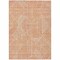Homeroots 10' X 14' Orange And Ivory Abstract Washable Indoor Outdoor Area Rug 594952 - alternate 6