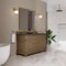 James Martin Vanities Brookfield 60 in. Double Vanity, Pecan w/3 CM Charcoal Soapstone Silestone Top 547-V60D-PCN-3CSP - alternate 3