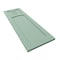 Ekena Millwork True Fit PVC San Miguel Mission Style Fixed Mount Shutters, Seaglass, 15W x 32H, PR TFP001SM15X032SG - alternate 6