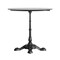 Flash Furniture 31.25" RD Outdoor Tabletop, Gray Faux Concrete, Seamless Surface Technology, 22.75x22.75 Black Base ST-RD31-CMGY-SDAT2222-GG - alternate 6