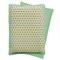 Libman Libman Kitchen and Bath Sponge, 5 in L, 5 in W, 1 in Thick, Microfiber, Green/Yellow 336 - alternate 1