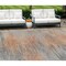 Homeroots 9' X 12' Salmon Gray And Charcoal Abstract Washable Indoor Outdoor Area Rug 587180 - alternate 1