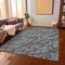Homeroots 5' X 8' Gray And Charcoal Abstract Washable Indoor Outdoor Area Rug 614354 - alternate 3