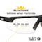Klein Tools Safety Glasses, Anti-Fog & Anti-Scratch, Clear Lens, Black/Orange Frame 60159 - alternate 5
