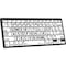 Logickeyboards XLPRINT BLUETOOTH BLK ON WHT U LKBU-LPBW-BTON-US - alternate 3