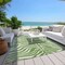Homeroots 10' X 14' Green And Ivory Animal Print Washable Indoor Outdoor Area Rug 600611 - alternate 4