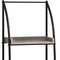 Homeroots 48" Taupe Metal Etagere Bookcase 333424 - alternate 2