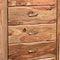 Homeroots 51" Brown Solid Wood Live Edge Five Drawer Standard Chest 552247 - alternate 5