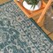 Jonathan Y Palazzo Vine and Border Textured Weave Teal/Gray 2 ft. x 10 ft. Indoor/Outdoor Runner Rug SMB103B-210 - alternate 7
