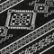 Homeroots 8' X 10' Black And Ivory Southwestern Washable Indoor Outdoor Area Rug 593651 - alternate 4