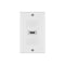 Monoprice A/V WallPlate, HDMI w/Ext, 1P, White 7330 - alternate 1