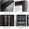 Nutrichef Dual-Zone Wine Cooler, 27-Bottle Refrigerator, Digital Touch Button Control with Air Tight Seal PKCWCDS275 - alternate 3