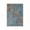 Homeroots 5' X 8' Teal Blue And Brown Abstract Washable Indoor Outdoor Area Rug 609395 - alternate 7