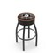 Holland Bar Stool Co 30" 4" Anaheim Ducks Cushion Seat, Blk Wrinkle Base Swivel Bar Stool L8B130AnaDks - alternate 1
