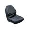 Uni Pro Bucket Seat Cover Kit for 129 or Milsco XB200 Seats, Black Endura Fabric 9125 - alternate 6