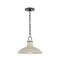 Hudson Valley Lighting Pottersville 12.5 in. Pendant Distressed Bronze/Ceramic Ivory Crackle 1914-DB/CIC - alternate 3