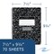 Roaring Spring Case of Signature Black Marble Comp Notebooks, WB Spiral, 70 sht Premium 20 lb Paper, 9.75"x7.5", PK24 10111CS - alternate 5