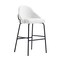 Manhattan Comfort Gracie Barstool in White and Black - Set of 2 2-BS022-BWH - alternate 5