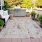 Homeroots 10' X 14' Linen And Gold Abstract Washable Indoor Outdoor Area Rug 631184 - alternate 3