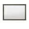 Homeroots 32" Gray Wood Framed Mounted Dresser Mirror 486457 - alternate 2