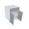 Cambridge Radiance 36 in. W x 24 in. D x 34.50 in. H Ready to Assemble Slab Base Kitchen Cabinet in Matte Grey SA-B36-MG-KIT - alternate 6