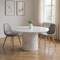 Homeroots 60" Gray and White Marble Pedestal Base Round Top Dining Table 555193 - alternate 4