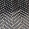 Apollo Tile Mirari 12x12 in. Gray Glossy Glass Herringbone Mosaic Wall Tile (4.59 sq ft/case) 5PK APLMNC8808GRA - alternate 6