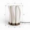 Jonathan Y Flame 13.5" Modern Bohemian Plant-Based PLA 3D Printed Dimmable LED Table Lamp, White/Brown USA1002A - alternate 5