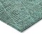 Homeroots 8' X 10' Teal Blue And Charcoal Geometric Washable Indoor Outdoor Area Rug 577604 - alternate 5