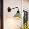 Jonathan Y Croydon 9.63" 1-Light Farmhouse Industrial Iron LED Gooseneck Arm Outdoor Sconce, Matte Olive Green JYL7612I - alternate 6