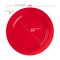 Smarty Had A Party Solid Red Holiday Round Plastic Dinnerware Value Set (120 Dinner Plates + 120 Salad Plates), 240PK 110RVP-CASE - alternate 8