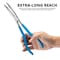 Neiko 11'' Reach Long Nose Pliers Set, 4-Pieces, Straight, Bent, 45 and 90 Degree Angles 02105A - alternate 3