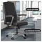 Leisuremod Evander Office Chair in Upholstered Leather and Iron Frame with Swivel and Tilt, Black EO20BLL - alternate 6
