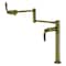 Kingston Brass Deck Mount Pot Filler Faucet, Antique Brass KS4703KL - alternate 1