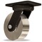 Hamilton High Heat HSK Inferno Series Swivel Caster, 6" x 2" Stainless Steel Wheel S-HSK-6HSB - alternate 1