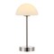 Jonathan Y Xavier 12.5" Modern Minimalist Iron Rechargeable Integrated Portable LED Table Lamp, Nickel/White JYL7109A - alternate 1