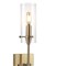 Jonathan Y Cato 4.5" 1-Light Bohemian Farmhouse Iron/Glass LED Vanity, Brass Gold/Clear JYL7805C - alternate 6