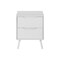 Monarch Specialties Accent Table, Side Table, Storage Drawer, Nightstand, Bedroom, Living Room, White, Contemporary I 3688 - alternate 5