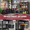 Wrightmaster 47.2in.*18in.*78in. Heavy Duty 5-Tier Garage Shelving with Adjustable Height ZoroP463322 - alternate 6