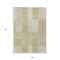 Homeroots 9' X 12' Beige And Ivory Striped Washable Indoor Outdoor Area Rug 581639 - alternate 4