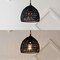 Jonathan Y Campana 8.25" 1-Light Bohemian Modern Woven Rope/Iron LED Pendant, Black JYL6512B - alternate 4