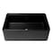Alfi Brand Black Matte Workstation 30''X20'' Single Bowl Step Rim Fireclay Farm Sink W/ Accessories ABFS3020-BM - alternate 4