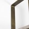Homeroots 90" Natural and Gold Iron and Solid Wood Curved Six Tier Corner Bookcase 392229 - alternate 4