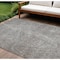 Homeroots 9' X 12' Gray Brown And Ivory Abstract Washable Indoor Outdoor Area Rug 597026 - alternate 1