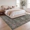 Jonathan Y Arabella Vintage Floral Border Non-Slip Machine-Washable Green/Brown 8 ft. x 10 ft. Area Rug VOR107H-8 - alternate 4