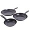 Gibson Home Aventura 3 piece Frying Pan Set in Black 91501.03 - alternate 1