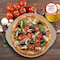 Emporio Kitchen Non-Stick Pizza Pan with Silicone Handle, 13in Carbon Steel, Perforated, White Marble EKPIZAPSIL1 - alternate 4
